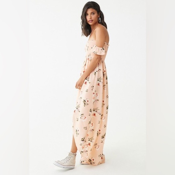 EUC M Floral Print High-Low Dress - Picture 2 of 10